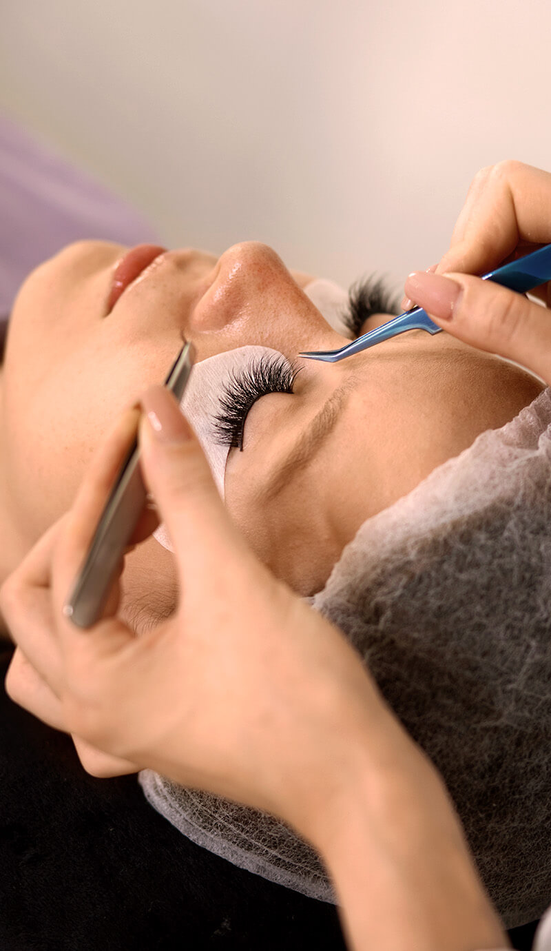 Lash Styling Nahaufnahme
